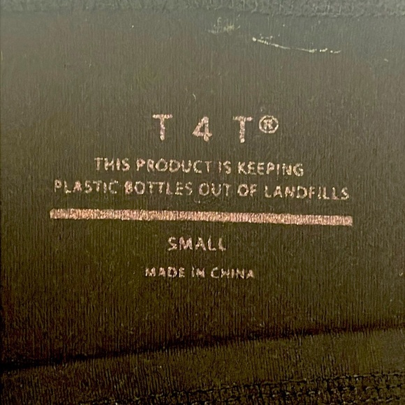 T4T Black Maternity Leggings - Picture 2 of 3